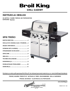 Instrukcja Broil King Regal S490 Grill