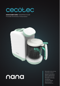 Manual de uso Cecotec Nana BabyCare Robot de cocina