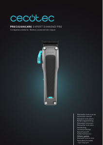 Instrukcja Cecotec PrecisionCare Expert Diamond Pro Strzyżarka do włosów