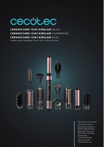 Instrukcja Cecotec CeramicCare 12in1 AirGlam Lokówka