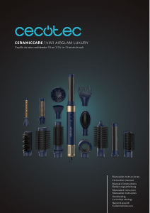 Manual de uso Cecotec CeramicCare 14in1 AirGlam Luxury Moldeador