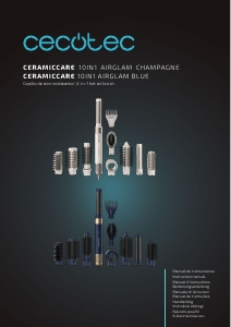 Mode d’emploi Cecotec CeramicCare 10in1 AirGlam Fer à boucler
