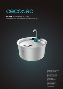 Bedienungsanleitung Cecotec Pumba 3200 Refresh Inox Futterautomat