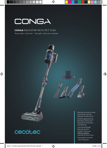 Manual Cecotec Conga Rockstar RS70 Pet Flex Aspirador