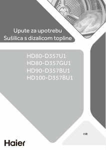 Priručnik Haier HD80-D357U1 Sušilica