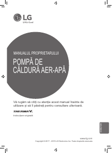 Manual LG HU163 Pompa de caldura