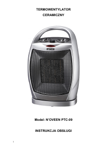 Bruksanvisning N'oveen PTC-09 Värmefläkt