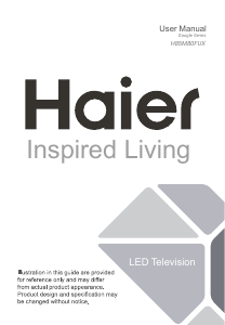 Kasutusjuhend Haier H85M80FUX LED-teler