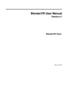 Handleiding Blender VR 0.1