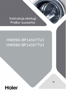 Instrukcja Haier HWD80-BP14367TU1 Pralko-suszarka
