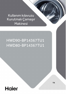 Kullanım kılavuzu Haier HWD80-BP14367TU1 Çamaşır kurutma makinesi