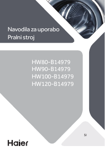 Priročnik Haier HW80-B14979 Pralni stroj