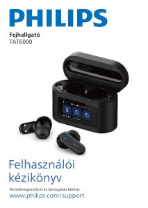 Használati útmutató Philips TAT6000BK Fejhallgató