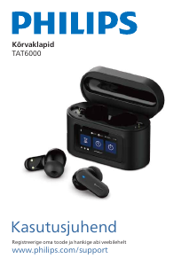 Kasutusjuhend Philips TAT6000BK Kõrvaklapp