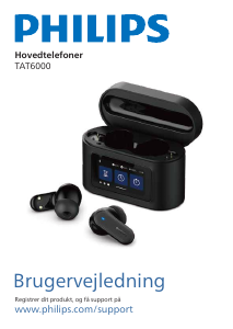 Brugsanvisning Philips TAT6000BK Hovedtelefon