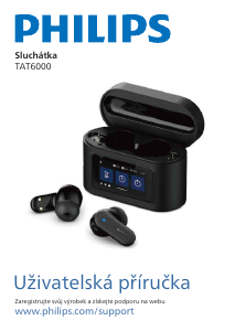 Manuál Philips TAT6000BK Sluchátka