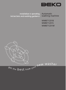 Manual BEKO WMB 71231 S Washing Machine