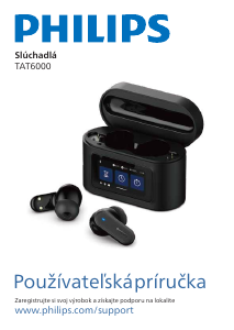 Návod Philips TAT6000BK Slúchadlá