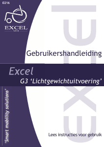 Handleiding Van Os Excel G3 Rolstoel