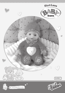 كتيب عروسة لعبة First Love Baby Born