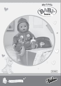 كتيب عروسة لعبة Potty Baby Born