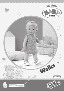 Εγχειρίδιο Baby Born Walks Κούκλα
