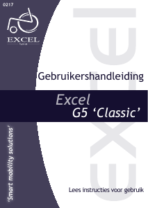 Handleiding Van Os Excel G5 Classic FB Rolstoel