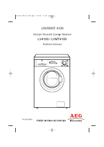 Kullanım kılavuzu AEG-Electrolux Lavamat LV4100 Çamaşır makinesi