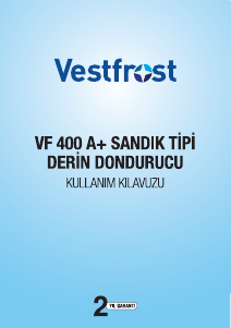 Kullanım kılavuzu Vestfrost VF 400 A+ Dondurucu