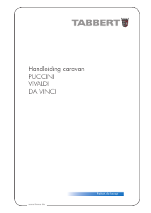 Handleiding Tabbert Vivaldi 560 TD (2012) Caravan