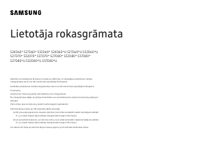 Rokasgrāmata Samsung S24D600UAU Gaismas diožu monitors