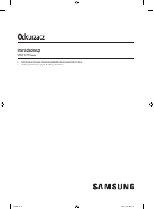 Instrukcja Samsung VS20C8524TB Odkurzacz