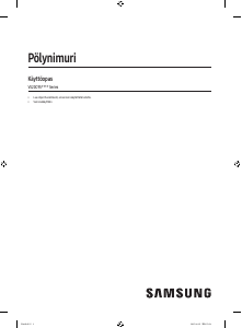 Käyttöohje Samsung VS20C9547TB Pölynimuri
