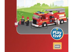 Manual Playtive set 295683 By Gudi Caminhão de bombeiros