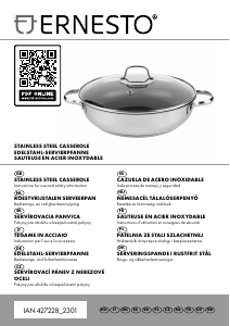Bruksanvisning Ernesto IAN 427228 Gryta