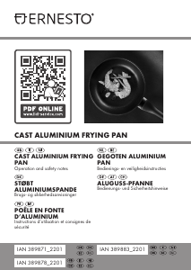Bruksanvisning Ernesto IAN 389871 Gryta