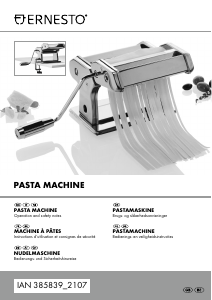 Bruksanvisning Ernesto IAN 385839 Pastamaskin