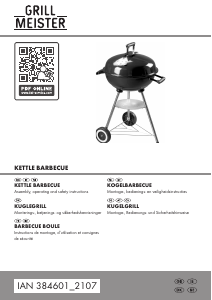 Brugsanvisning Grill Meister IAN 384601 Grill