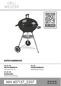Handleiding Grill Meister IAN 407157 Barbecue