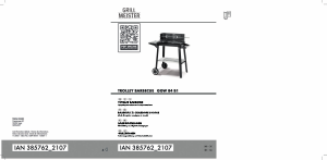 Bruksanvisning Grill Meister IAN 385762 Utegrill