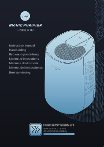Manual de uso Jap Appliances Enivio D3 Purificador de aire