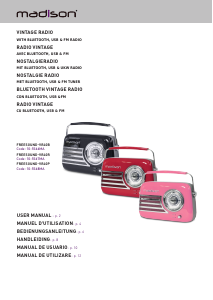 Manual de uso Madison FREESOUND-VR40P Radio