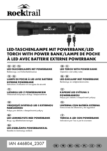 Bruksanvisning Rocktrail IAN 446804 Ficklampa