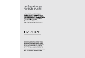 Manual de uso Clarion CZ702E Radio para coche