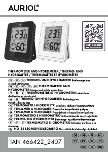 Manuale Auriol IAN 466422 Stazione meteorologica