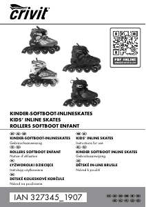 Instrukcja Crivit IAN 327345 Rolki