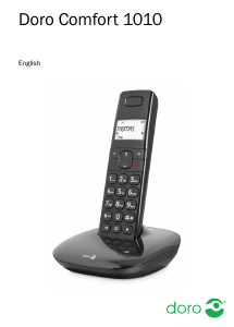 Bruksanvisning Doro Comfort 1010 Trådlös telefon