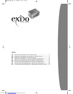 Руководство Exido 253-003 Микроволновая печь