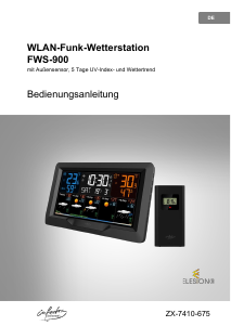 Bedienungsanleitung InFactory ZX-7410-675 (FWS-900) Wetterstation