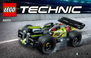 Manual de uso Lego set 42072 Technic Vehículo ¡Golpea